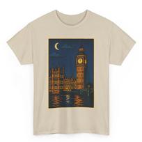 Big Ben T-Shirt: Retro Comic London Graphic Tee 140 beige