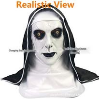 Horror Nun Mask - Witch Scream Series Full Face Halloween Headgear