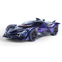 1/32 Scale Apollo EVO Alloy Toy Model - Futuristic Design, Sound & Light Effects, Spring Action - Ideal for Kids' Play violetinė
