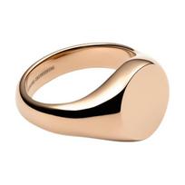 Daniel Wellington Seal shape design ring, same style for men and women, couple model, rose gold DW00401186 auksas