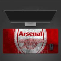 Arsenal Art Mouse Pad, Large Gaming Desk Mat, Non-slip XXL Mousepad for Laptop & Tablet, Mini PC Playmat with Stitched Edges 40cmx90cm(15.7x35.4inch)
