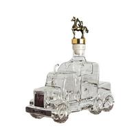 Elegant Borosilicate Glass Decanters With Weird Semi Truck Appearance Liquor Dispenser Suitable For Cocktails And Juice white