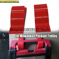 2Pcs Trolley Hooks Red For Milwaukee Packout Trolley Heavy Duty Storage Hanger Hooks S&J FAB LTD Workshop Tool Organizer