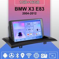 Android Carplay automobilio radijas, skirtas BMW X3 E83 2004-2012 daugialypės terpės grotuvo galvos blokas Stereo GPS navigacija BT WIFI 2+32GB 1+16GB pink