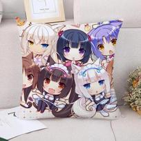 Pagalių užvalkalai Dekoratyvinių pagalvių užvalkalai NekoPara Pagalvės užvalkalas Pagalvės užvalkalai Rudens dekoras Automobilio dekoras Sofa 66x66cm geltona