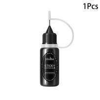 10 ml nagų kalnų klijai, skirti klijuoti 3D dekoracijas, „Pasidaryk pats“, itin stiprus, nevalomas kraštų sandarinimo gelis, nagų dailė 1Pcs black