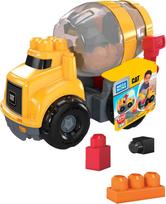Mega Blocks Mega Blocks CAT Cement Mixer Car for ages 1 and up year old and GFG11 (MEGA BLOKS) [9 pieces] [1 up] geltona