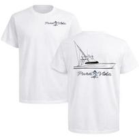 Fishing Boat Tshirt Sportfishing Boat Graphic Offshore Fishing Shirt 120 gray