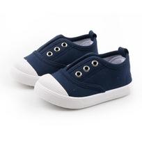 Classic Kid Canvas Batai Pavasaris Ruduo Berniukų Sportiniai Batai Patogūs Teniso Batai Minkštas Padas Laisvalaikio Vaikų Batai Mergaičių Batai 21 insole13cm tamsiai mėlyna spalva