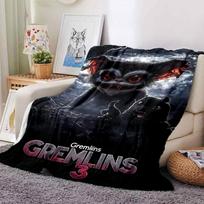 1 vnt. Gremlins 3 pledas, minkštas flanelis, jaukus visais sezonais poliesteris, puikiai tinka namams, biurui 80cmx120cm gray