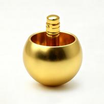 Novelty Flip Metal Spinning Top Handheld Fidget Anxiety Stress Relief Adult Edc Fun Creative Portable Gadget brown