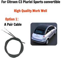8401Z0  8484C4 Stoglangio trosas Tinka Citroen C3 Pluriel Sports kabrioletui Stoglangio trosas arba dantratis A Pair Cable