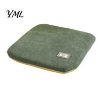 Removable Cover Seat Cushion Memory Foam Chair Pad, Dining with Ties, Anti-slip Bottom, Washable Thick Pad Cover, Soft Warm for Office Autumn B