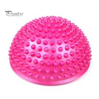 Portable Stability Balance Pods Foot Press Massager Yoga Kids Induction Trainer rožinė raudona spalva