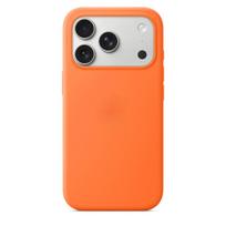 Originalus skysto silikono dėklas Apple iPhone 17 Pro Max 17 Pro 17 Air AI mygtuko animacija MagSafe belaidžio įkrovimo dangteliui With Box &iPhone Air oranžinė