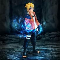 NARUTO Naruto Uzumaki Boruto World Sculpting 23cm Figure (Ninja Series) Size Approx. blue