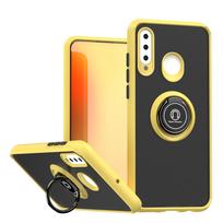 Smūgiams atsparus dėklas Huawei P30 Lite, dėklas su stovu, magnetinis laikiklis, telefono dėklas Huawei P30 P30 Pro Huawei P30 geltona
