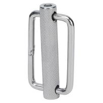 2Pcs Slide Buckle Knurled Roller Strap Adjuster Stainless Steel Hardware Set Kit for Belt
