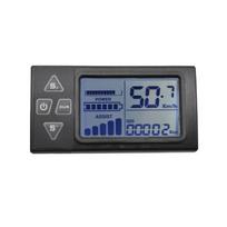 24V/36V/48V S861 LCD Ebike Display Dashboard for Electric Bike BLDC Controller Control Panel(5PIN) NONE gray