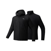 Anta Waterproof And Windproof Windbreaker Jacket Men's Basic Black 952546610-5 XL black