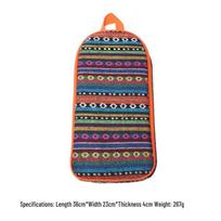 Concave-Convex Portable Camping Cookware Storage Bag for Cutlery and Kitchenware brown