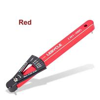 Durable And Safe Mtb Bicycle Chain Wear Indicator Measurer Links Checker Aluminum Alloy Chains Gauge Measurement Road Bike Repair Accurate Tools red