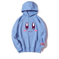 MNISO Kirby Cartoon Anime periphery Mother daughter hoodies in Spring and Autumn New Style cute Parent child hoodies 150 geltona