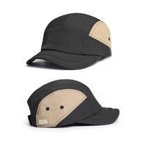 Short Brim 5 Panel Baseball Cap, Mesh Quick-Dry Color Block Plain Hat for Men Women Retro Running Outdoor Casual Headwear Adjustable juoda