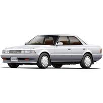 Aoshima The Model Car No. 63 1/24 Toyota GX81 Mark II 2.0 Grande Twin Cam 24 '88 Plastic Model Kit gray