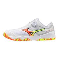 [Mizuno] Table Tennis Shoes Wave Medal 8 BOA Unisex 27.5 cm 2E White/Orange/Yellow white