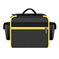 Dust Resistant Air Compressor Storage Case Cordless Tool Organizer Bag for 20V Tire Inflator with Ergonomic Handle 1 gray