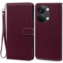 OnePlus Nord 3 dėklas Odinė piniginė Atverčiamas dėklas OnePlus Nord 3 5G dangtelis Coque Fundas One Plus Nord 3 Nord3 telefono dėklui Oneplus Nord 3 5G black
