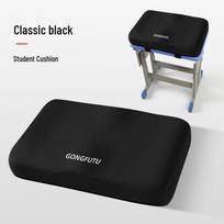 Thickened Memory Foam Seat Cushion with Non-Slip Straps for Classroom Stools – Hip Protection, Comfortable for Long Sitting, Suitable for All Seasons Standard