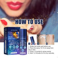Shiny Glitter Spray Compact Body for Makeup Prom Festival