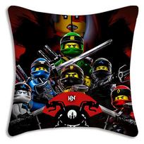 Šaunus žaidimas Ninjago pagalvių užvalkalai Animacinis sofa Dekoratyvinis namai Dvipusis spausdinimas Trumpas pliušas Mielas pagalvės užvalkalas 30cmx30cm