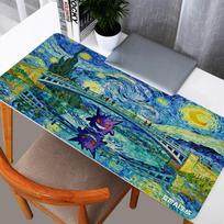 Large Mouse Pad Pokemon Pikachu Durable Gamer Computer Desk Mat Modern Table Keyboard Laptop Carpet XXL Gaming Mousepad 800x300x2mm blue