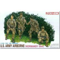 Platz Dragon 1/35 WWII US Airborne Normandy 1944 Plastic Model DR6010 (Figures/Animals) Pre-Colored black