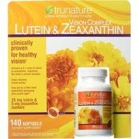 2 bottles of trunature rutin and zeaxanthin 140 tablets