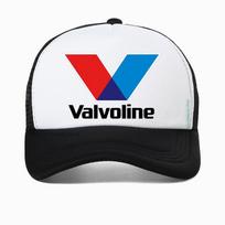 Valvoline Automobilinė tepimo alyva Madinga reguliuojama lauko kepuraitė Vasarinės kvėpuojančios tinklinės kepurės Lenktynininko skrybėlė white