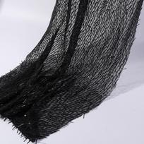 91x130cm Bead Tube Embroidered Fabric 3MM Sequin Shiny Tassel Mesh Fabric Sling Latin Dance Party Dress Skirt DIY Sewing Fashion 91x130cm gray