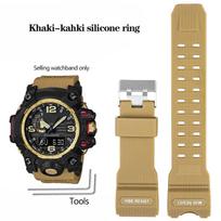 Skirta Casio G-SHOCK Juoda Auksinė Laikrodžio Apyrankė Didysis Purvo Karalius GWG-1000 GWG-1000GB Aukštos Kokybės Modifikuota Derva Silikonas Vyriška Laikrodžio Dirželis GWG-1000GB black