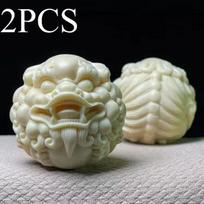Wooden Hand Therapy Balls 1Pcs, Stress Relief Hand Exercisers for Seniors Home Meditation Supplies