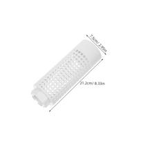Drainage Tube Outlet Filter Screen 104Mm High Efficiency Mesh for Downspout Gutter Adapter Rainwater Filter System Drainage white