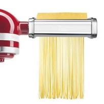 Makaronų priedas KitchenAid maišytuvui, Makaronų lakštų volelis, Spaghetti Fettuccine pjaustytuvas, Nerūdijančio plieno makaronų pjaustytuvas visoms KitchenAid Chef modeliams A spaghetti cutter