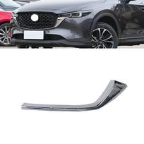 Radiator Grille Chrome Strip Trim  For Mazda CX5 CX-5 - Front Bumper Molding Upper Part KBST-50-7K1 KBST-50-7J1 Style A L black