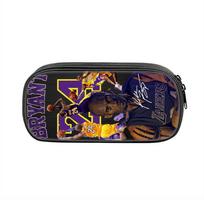 NBA Juodoji Mamba Kobe Bryant Žvaigždės Dizaino Pieštukinė - Didelės Talpos Studentų Raštinės Reikmenų Laikymo Krepšys Kobe black