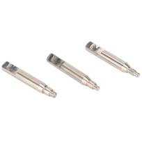 Watch Crown Insert Tube Removal Tool Wristwatch Crown Remover with 3 Pins for Opener Closer white