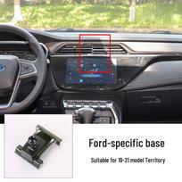Car Phone Mount for Ford Focus, Escort, Explorer, Edge, Mondeo, and Kuga gray