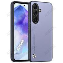 Dėklas Samsung Galaxy A55 A35 A54 A34 A24 S24 Ultra S23 Plus Dėklas Anglies Pluošto Tekstūros PU Odos Dangtelis Samsung M54 M34 M14 Dangtelis for Samsung M54 šviesiai violetinė spalva