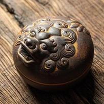 Vintage Fabulous Wild Beast Incense Burners Dragon Incense Holder Incense Burner Sandalwood Censer Home Use Fine Decor Decoration Craft brown